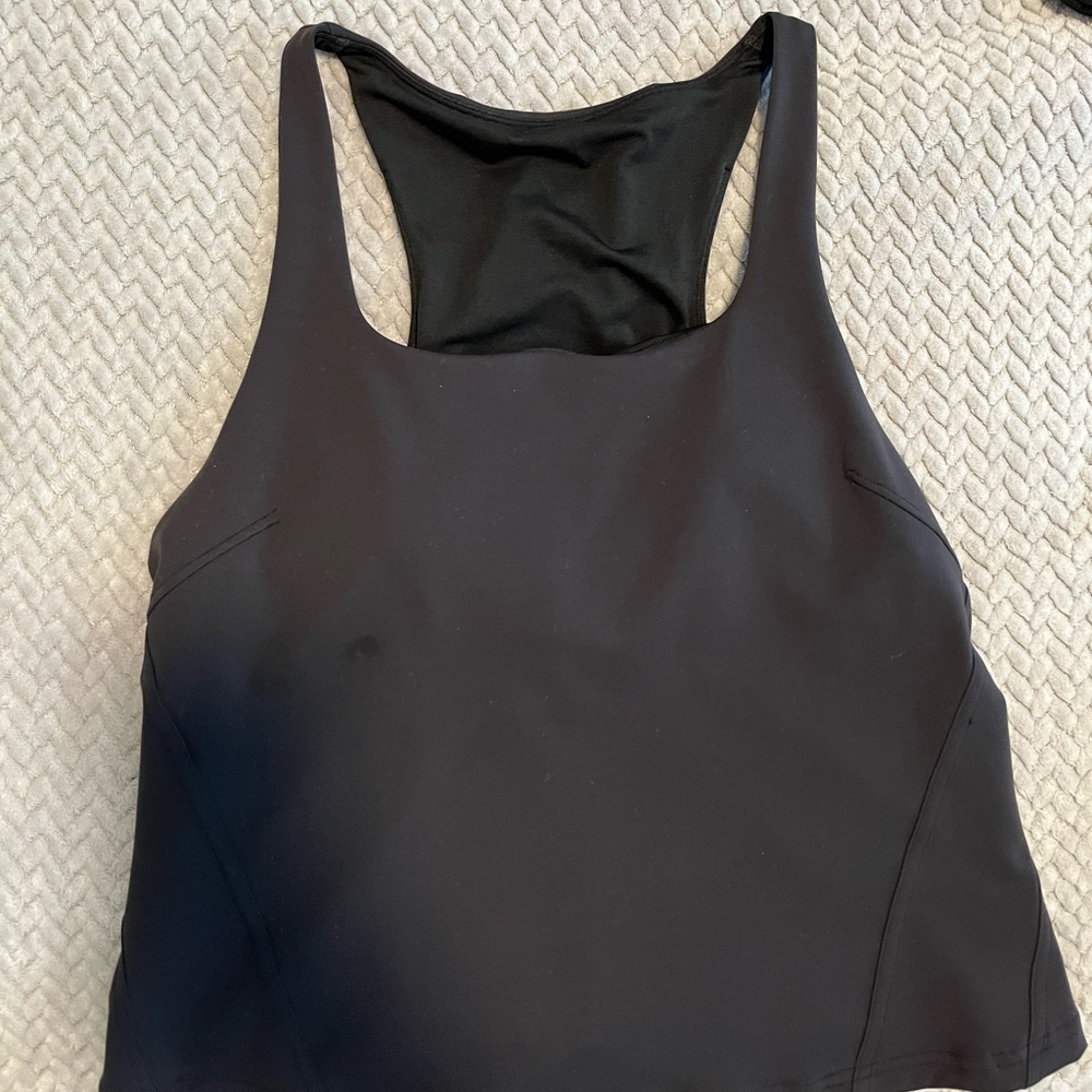 Black lulu lemon tank size 14